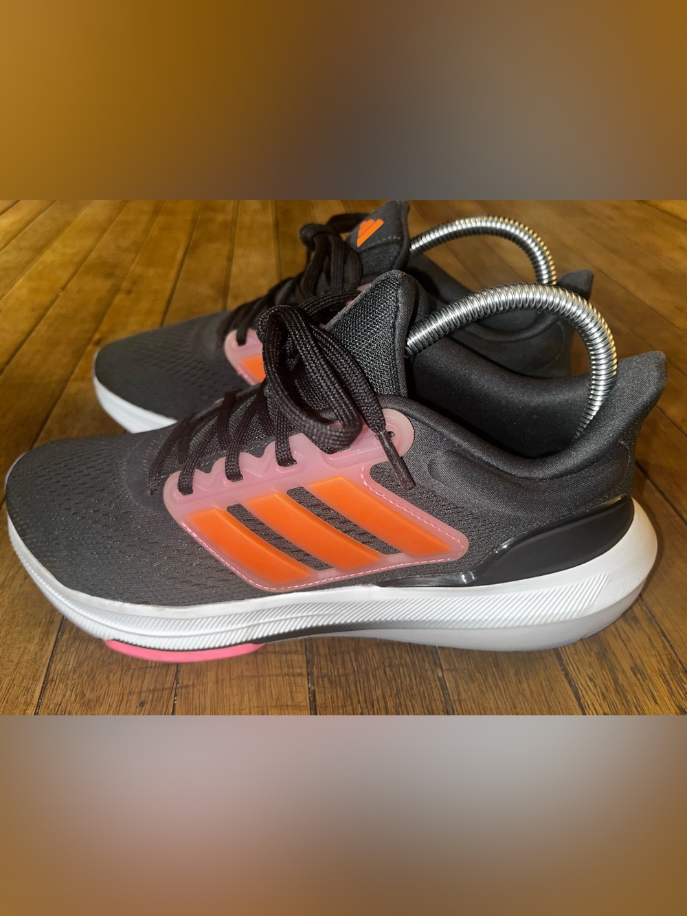 Adidas EQ21 Run Women’s Size 8 Running Shoes Black Orange Carbon H00544 BNWOT